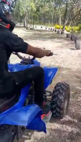 Quad biking